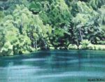 石川滋彦「志賀高原」油彩3号