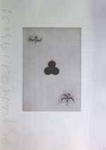 ドナルド・サルタン「クローバーのエース」銅版画 53.5×37.5cm