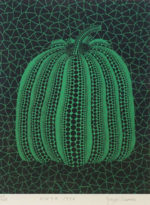 草間彌生「かぼちゃ（GT）」シルクスクリーン29.8×22.8cm