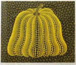 草間彌生「かぼちゃMY」シルクスクリーン36.5×44.2cm