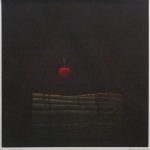 浜口陽三「さくらんぼとアスパラガス」銅版画 24.1×24.4cm