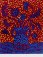 草間彌生「花(4)」版画シルクスクリーン54×45cm
