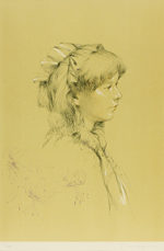 中山忠彦「粧」版画リトグラフ47×32cm