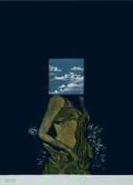池田満寿夫「Antique Woman」銅版画26.3×19.7cm