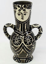 パブロ・ピカソ「花瓶」セラミックH39×W37.5cm