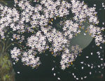 中島千波「月下春風」版画39.3×51cm
