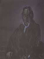 パウル・ヴンダーリッヒ「Portrait de Monsieur Bertin」版画63.5×47.5cm
