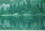 東山魁夷「湖澄む(新復刻画)」版画40.2×60.5cm