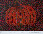 草間彌生「カボチャ(R)」版画 1992年