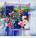 トレンツ・リャド「モナコの薔薇」版画71×71cm