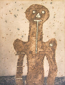 ルフィーノ・タマヨ「トルソ」銅版画