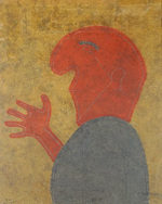 ルフィーノ・タマヨ「横向きの人物」銅版画75.2×55.6cm