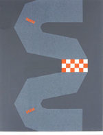 菅井汲「VARIATIONS#5」版画62×48cm