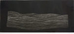 浜口陽三「野」銅版画23.3×54.5cm 1985年