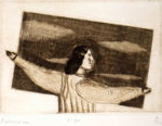 有元利夫「Polonaise：7つの音楽」銅版画8.3×12.1cm