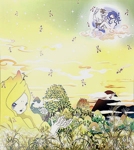 青島千穂「Yuyake-chan Miss Sunset」版画 2006年