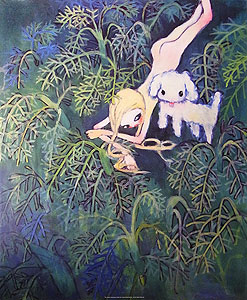 タカノ綾「トルコの草原」オフセットポスター 2005年