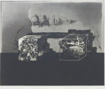 中林忠良「囚われる風景」銅版画 1973年