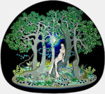 青島千穂「Forest」インクジェットプリント版画 限定3部