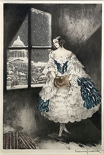 ルイ・イカール「ミミ：Mimi」銅版画 1927年