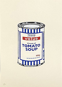 バンクシー(Banksy)「スープ缶：Soup Can」版画 2005年