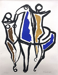 マリノ・マリーニ「陶器 II：Ceramica II」版画 1955年