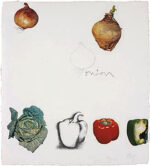 ジム・ダイン「Vegetables III」コラージュ版画 1969年