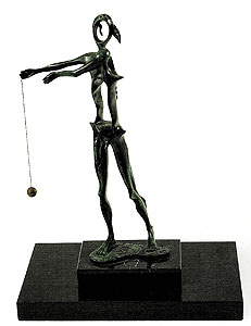 サルバドール・ダリ「ニュートンへのオマージュ」ブロンズ彫刻 1981年