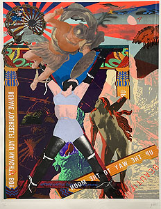横尾忠則「龍の器II」版画 1988年