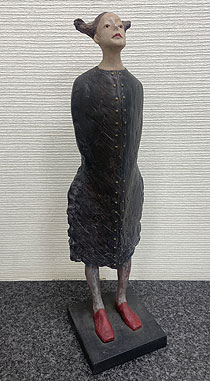 北川宏人「婦人像」彫刻 1998年