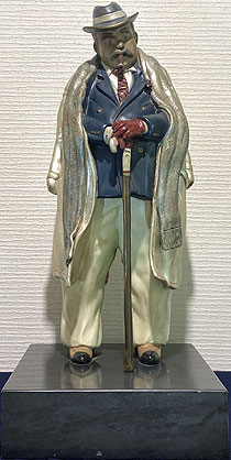 ヒロ・ヤマガタ「ビッグボス」ブロンズ彫刻 1989年
