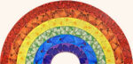 ダミアン・ハースト「BUTTERFLY RAINBOW(SMALL)」版画パネル 2020年