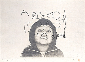 野田哲也「日記：1978年2月10日」版画 1978年