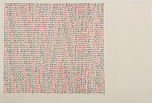 メル・ボックナー「Range」版画 1979年