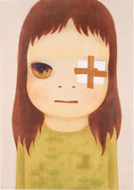 奈良美智「untitled(Eye Patch)」木版画 2012年