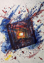 サム・フランシス「Falling Star」版画 1981年