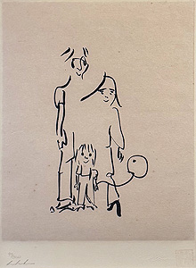 ジョン・レノン「TOKYO SUMMER OF '77」版画 1992年