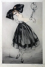 ルイ・イカール「The Prisoner：｢女たちの闘い｣より」銅版画 1917年