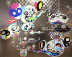 村上隆「その手に触れる異次元」オフセット版画 2015年