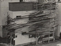 川俣正「アパートメント・プロジェクト テトラ・ハウス N-3 W-26:Tetra House N-3 W-26」版画 1988年川俣正「アパートメント・プロジェクト テトラ・ハウス N-3 W-26:Tetra House N-3 W-26」版画 1988年-参考画像