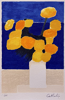 ベルナール・カトラン「夏:四季より」版画 1984年