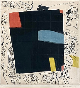 池田満寿夫「天使の靴」銅版画 1963年