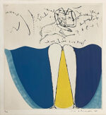 池田満寿夫「海のスカート」銅版画 1965年