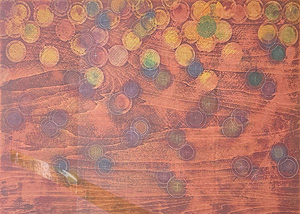 桑原盛行「こだま」板にアクリル 1993年 (2)