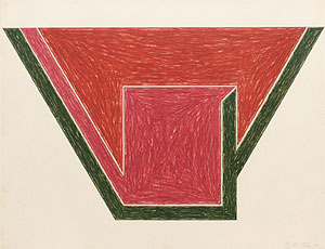 フランク・ステラ「Union：Eccentric Polygons」版画 1974年