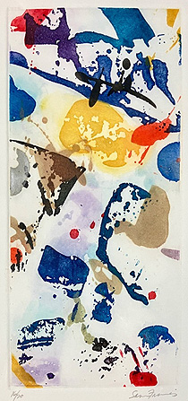 サム・フランシス「Untitled(LEMBARK I.75/SFE-041)」銅版画 1986年