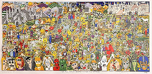 ジェームス・リジィ「WE ALL HAVE SOMETHING TO OFFER」3D版画 1998年