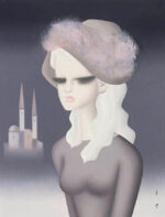 東郷青児「イギリスの少女」油彩 6号