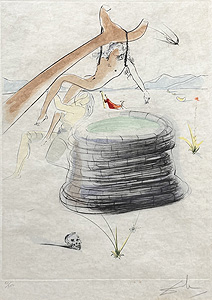 サルバドール・ダリ「ヨセフ：Joseph」銅版画 1975年