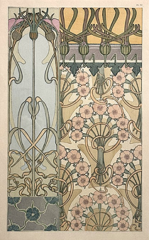 アルフォンス・ミュシャ「『装飾資料集』よりPl.30」版画 1902年